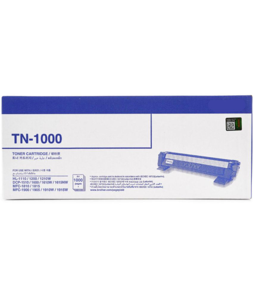     			ID CARTRIDGE TN 1000 Black Single Cartridge for HL1110 DCP-1510, DCP1510 MFC-1810, MFC1810 MFC-1815, MFC1815 HL-1210W, DCP-1610W MFC-1910W