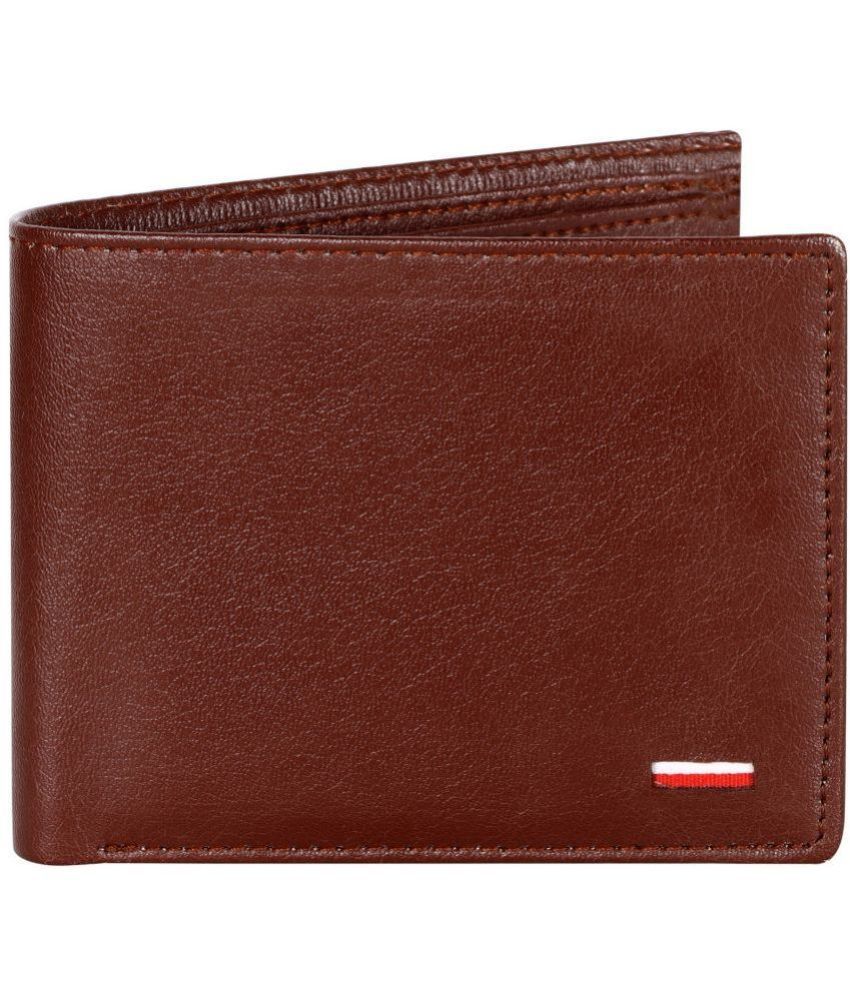     			Jaxer Brown Faux Leather Men's Regular Wallet ( Pack of 1 )