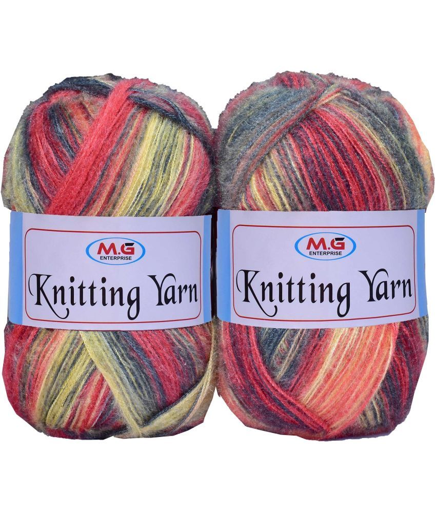     			Knitting Wool Yarn, Soft Fancy Feather Wool  Rowan Mix 200 gm- Art-ACFC