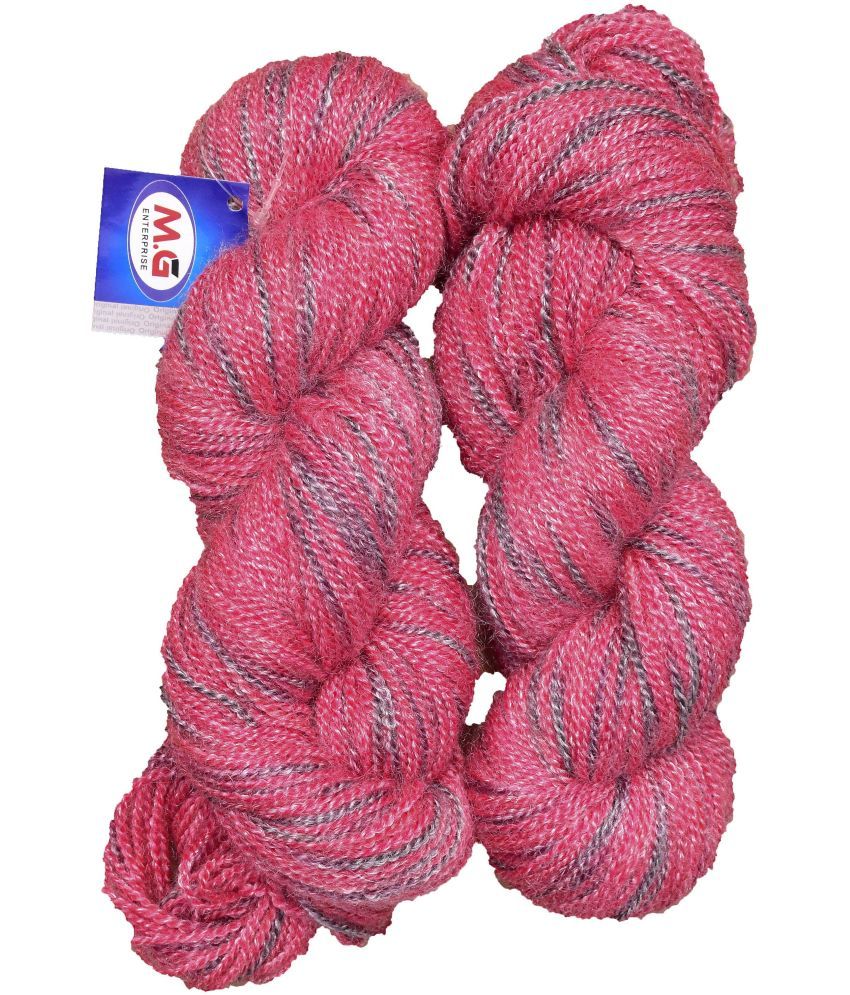     			Knitting Yarn Jannat Wool, Gajri 200 gm  Best Used with Knitting Needles, Crochet Needles Wool Yarn for Knitting.