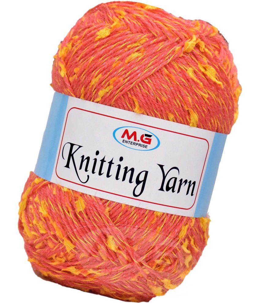     			Knitting Yarn Thick Chunky Wool  Gajri mix 400 gm Knitting Needles. Art-HIF