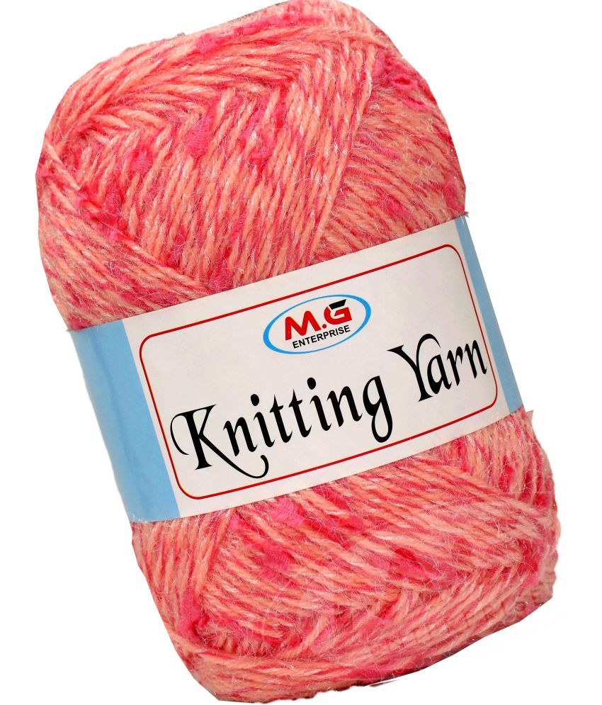     			Knitting Yarn Thick Chunky Wool  Berry 400 gm Knitting Needles. Art-HIB