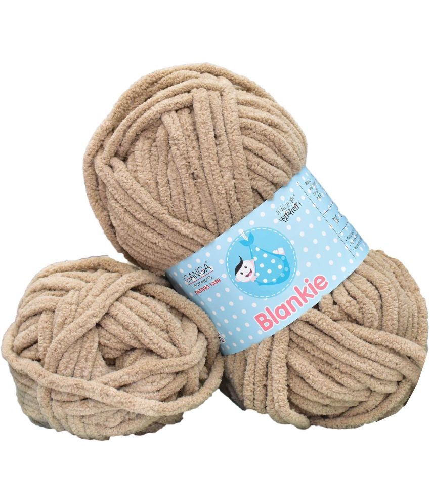     			Knitting Yarn Thick Chunky Wool, Blankie Skin 200 gm