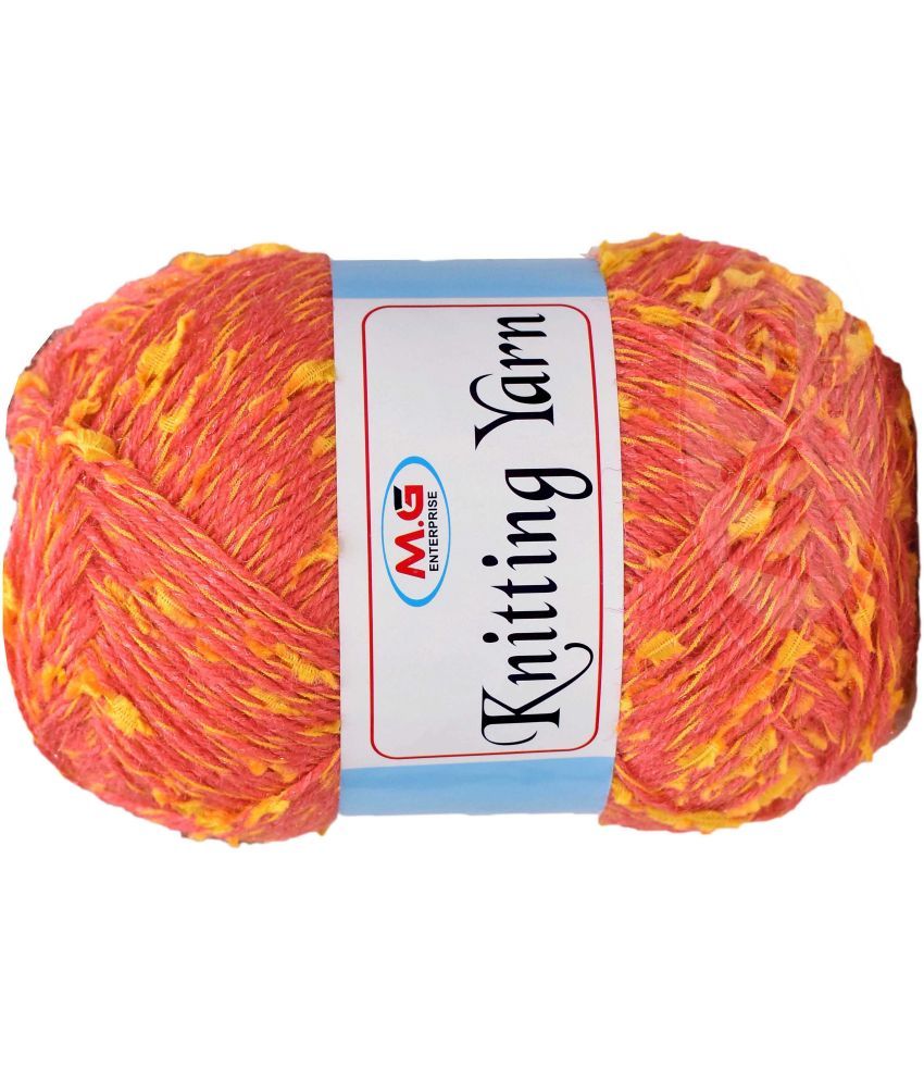     			Knitting Yarn Thick Chunky Wool  Gajri mix 500 gm Knitting Needles. Art-HIF