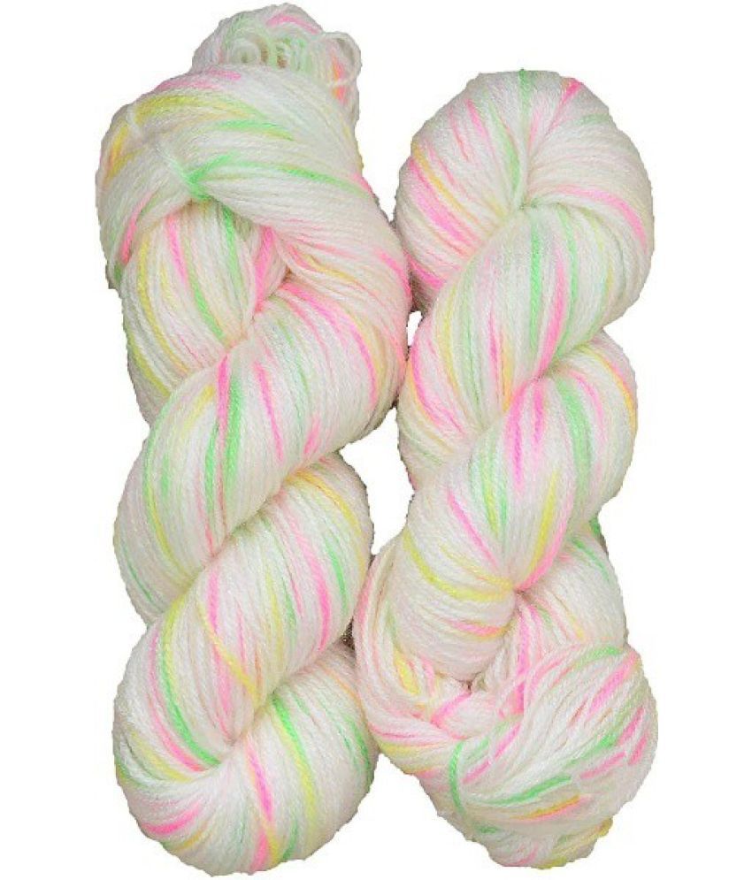     			Knitting Yarn Wool, Cream Pie 200 gm Woolen Crochet Yarn Thread. Best Used with Knitting Needles, Crochet Needles. Wool Yarn for Knitting. Best Woolen Thread.