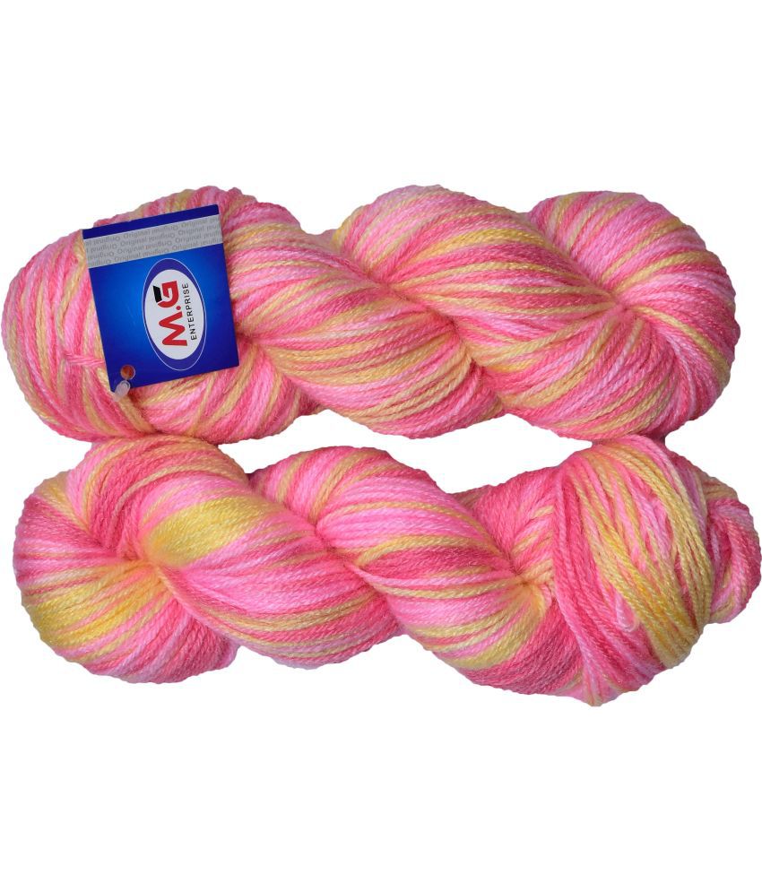     			Microrangoli Knitting Yarn Wool, New Orange  400 gm Woolen Crochet Yarn Thread. Best Used with Knitting Needles, Crochet Needles. Wool Yarn for Knitting. Best Woolen Thread L MA