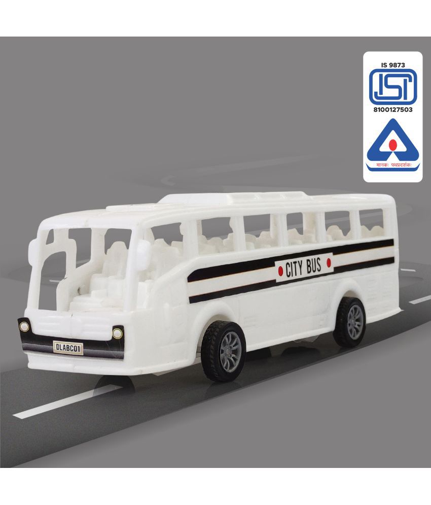     			NHR Plastic Friction Powered Toy Bus for Kids, Toy Bus, Bus Toy, Toy Bus for Kids, Plastic Bus, Toy for Kids, Bus for Kids, Friction Toy Bus for 2 Years+ Kids, Car for Kids (WHITE)
