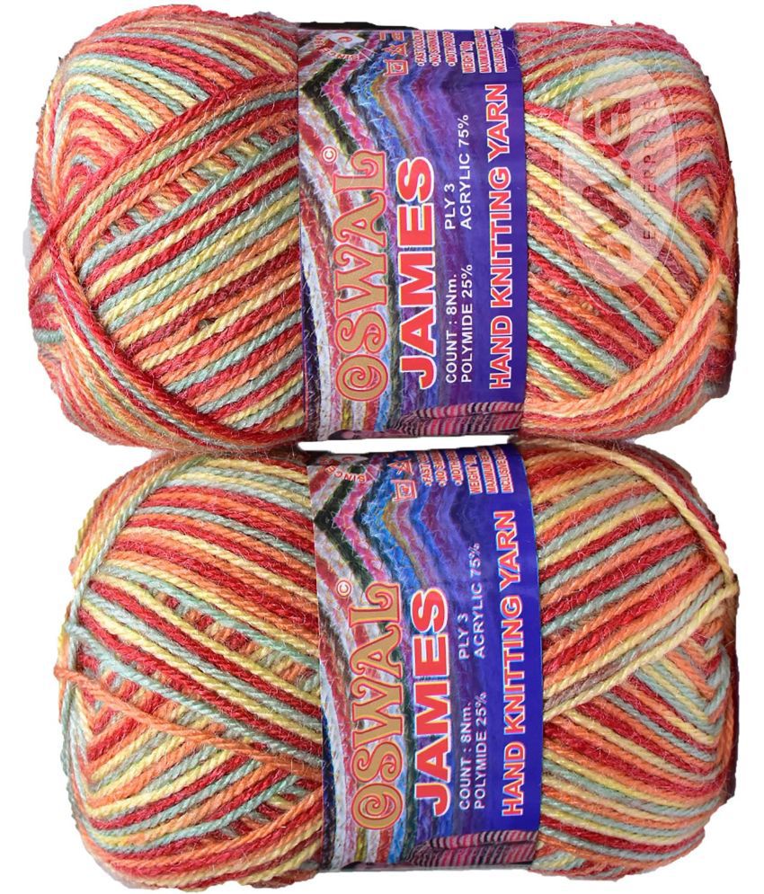     			Oswal James Knitting  Yarn Wool, Red Berry Ball 300 gm  Best Used with Knitting Needles, Crochet Needles  Wool Yarn for Knitting. By Oswa O PC