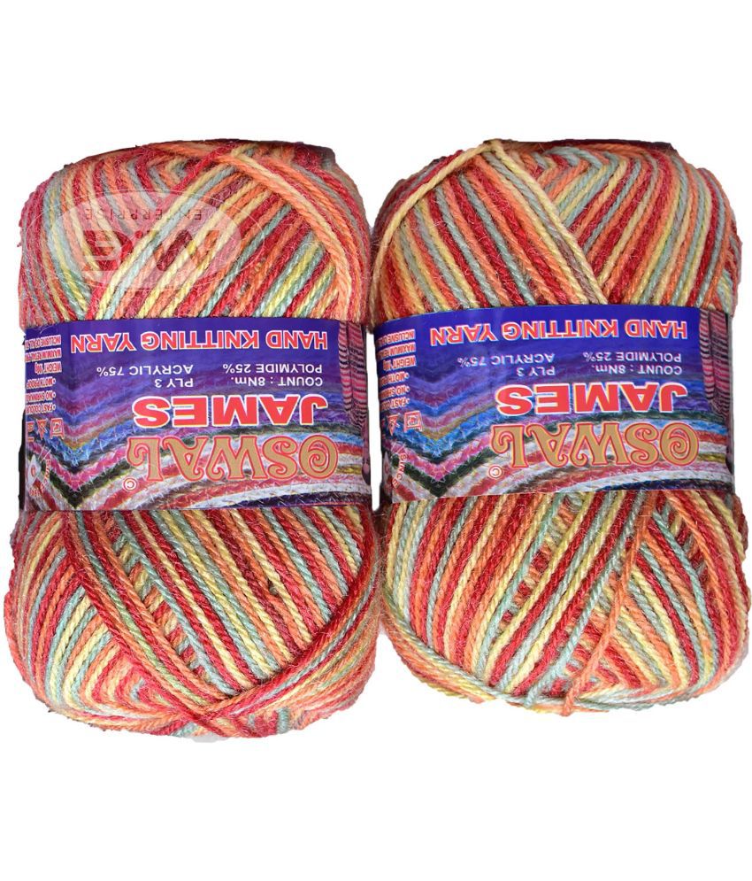     			Oswal James Knitting  Yarn Wool, Red Berry Ball 200 gm  Best Used with Knitting Needles, Crochet Needles  Wool Yarn for Knitting. By Oswa N OC