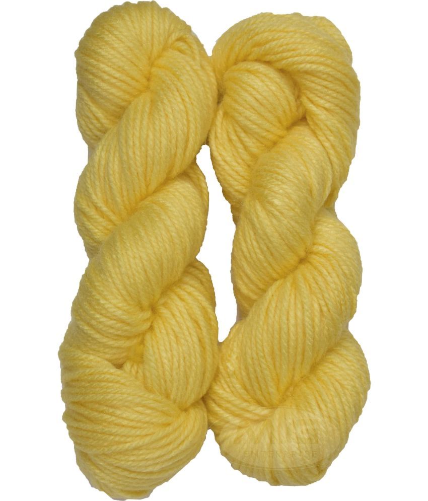     			Oswal Knitting Yarn Thick Chunky Wool, Dark Cream 500 gm ART - AJIH