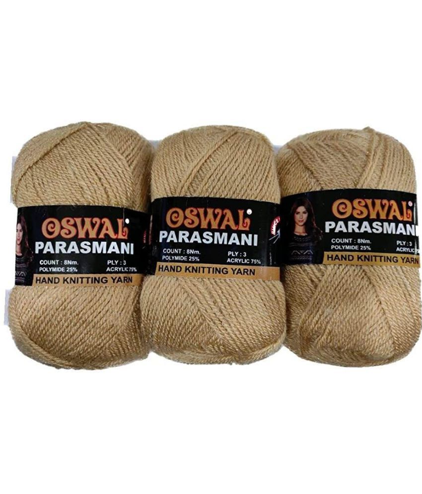     			Parasmani Hand Knitting Soft Fingering Crochet Hook Colour (100GMS Each) 300GMS Shade no.15