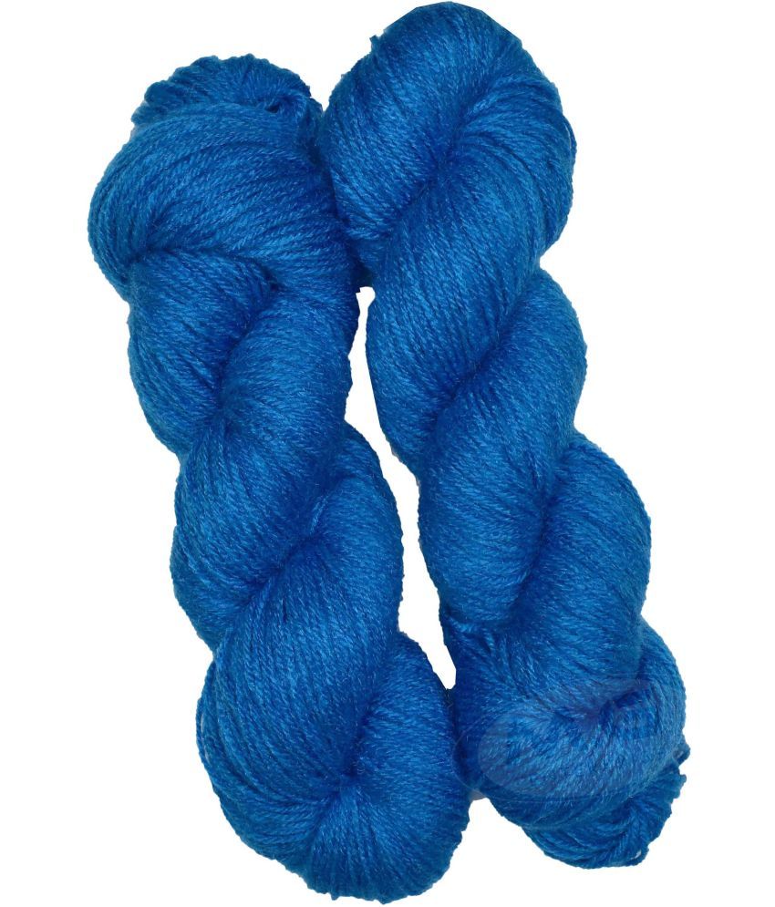     			Represents H VARDHMAN Knitting Yarn Wool Li Blue 500 gm Art-DAE