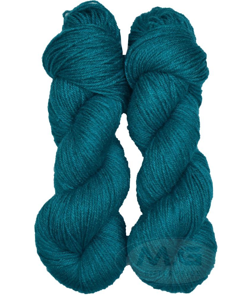     			Represents H VARDHMAN Knitting Yarn Wool Li Teal 200 gm Art-ACBE