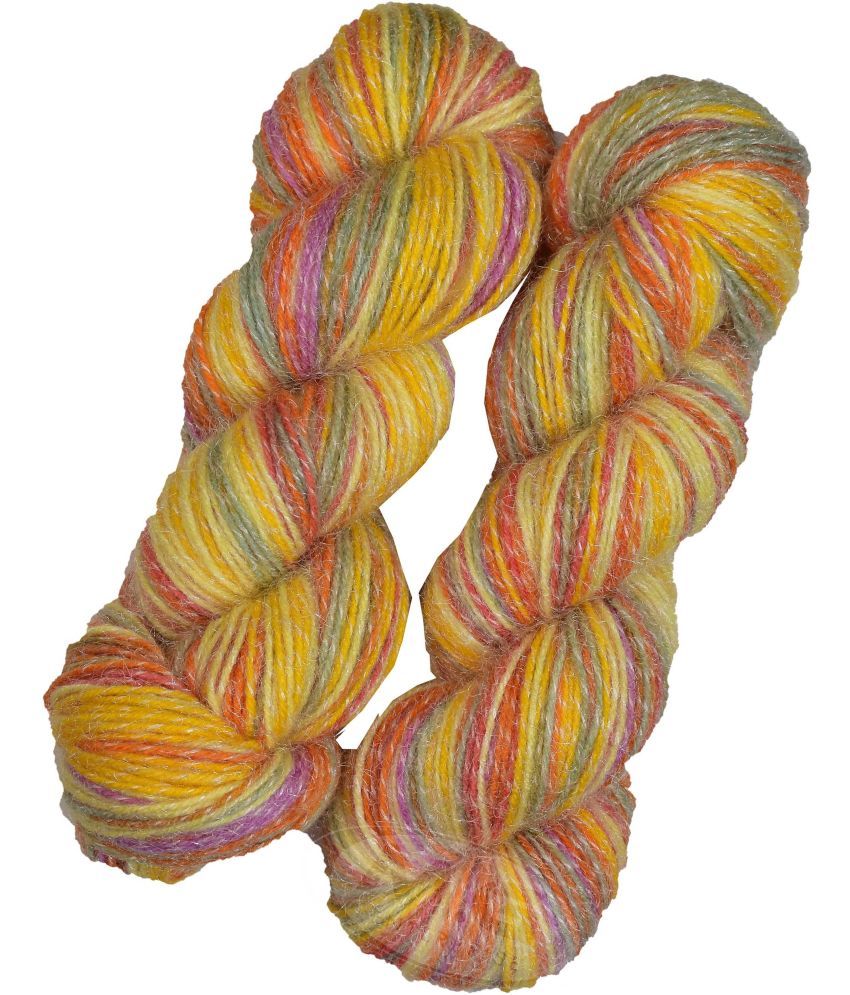     			Represents Oswal Knitting Yarn Arman Wool Mango Mix 300 gm ART - AABA