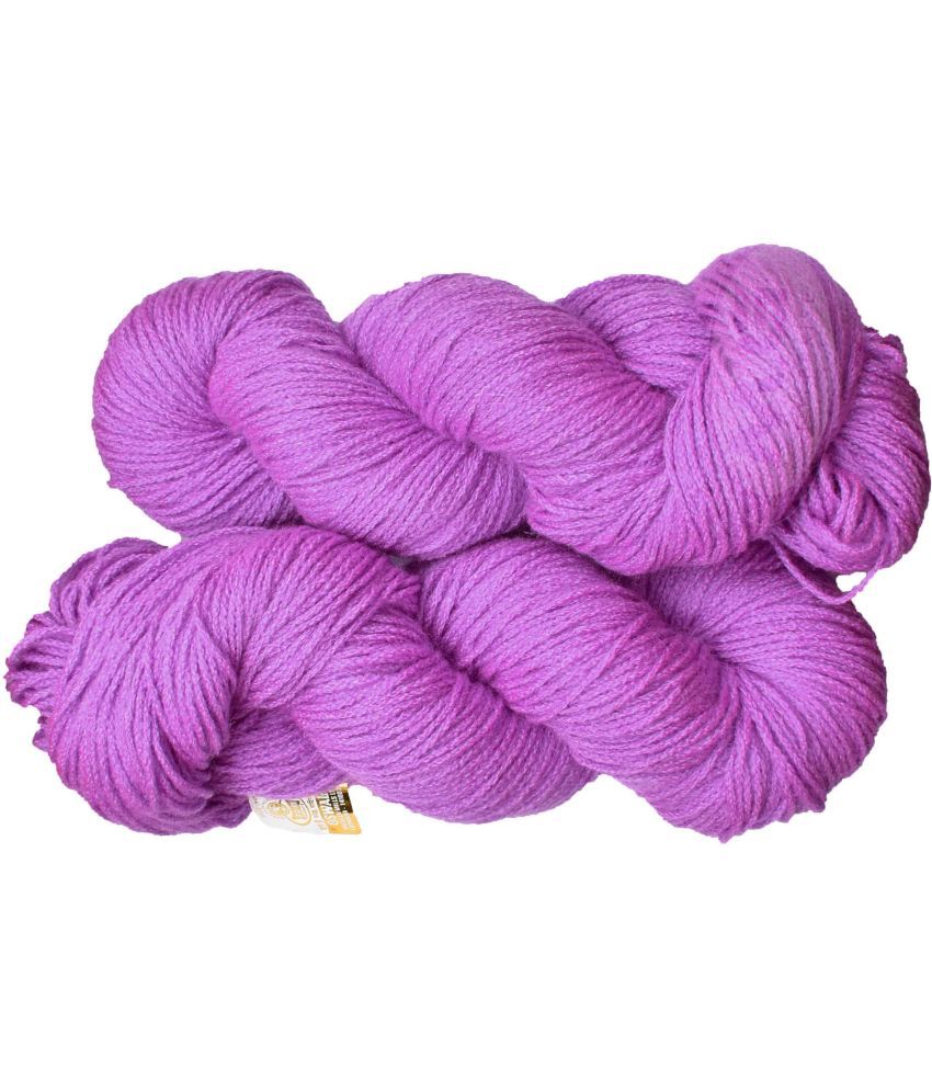     			Represents Oswal Knitting Yarn Martina Wool, Crave Wool Purple 500 gm ART - BFB