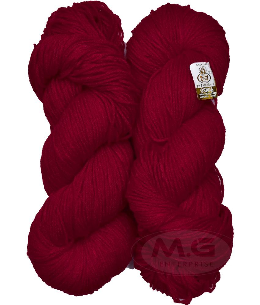     			Represents Oswal Knitting Yarn Martina Wool, Crave Wool Red 200 gm ART - BEG