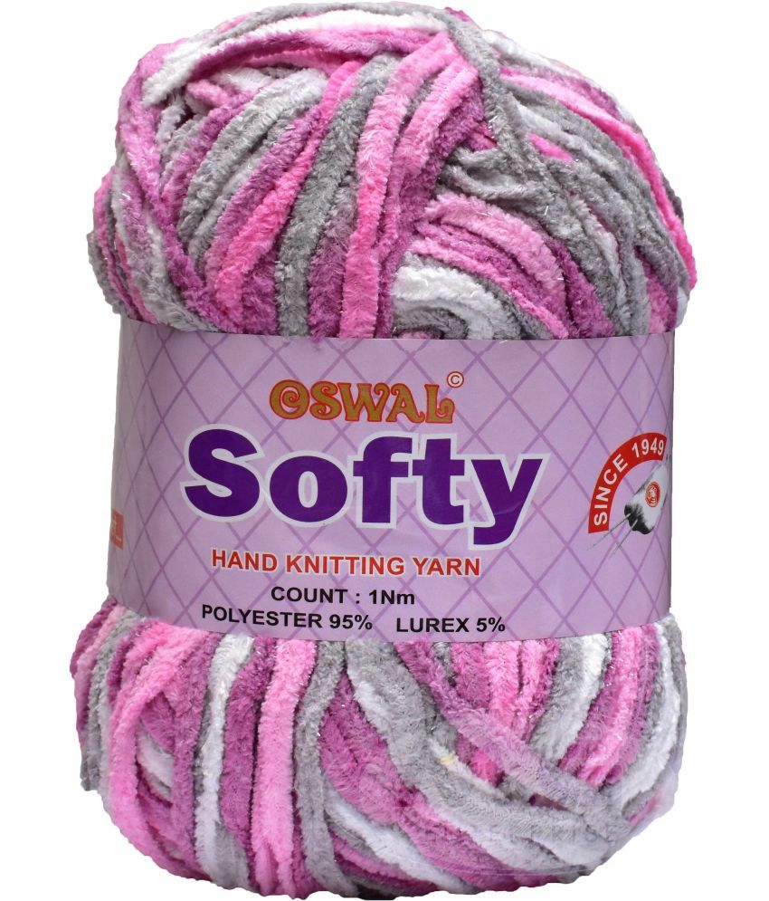     			Represents Oswal Knitting Yarn Thick Wool, Softy Magenta 150 gm Art-GGI