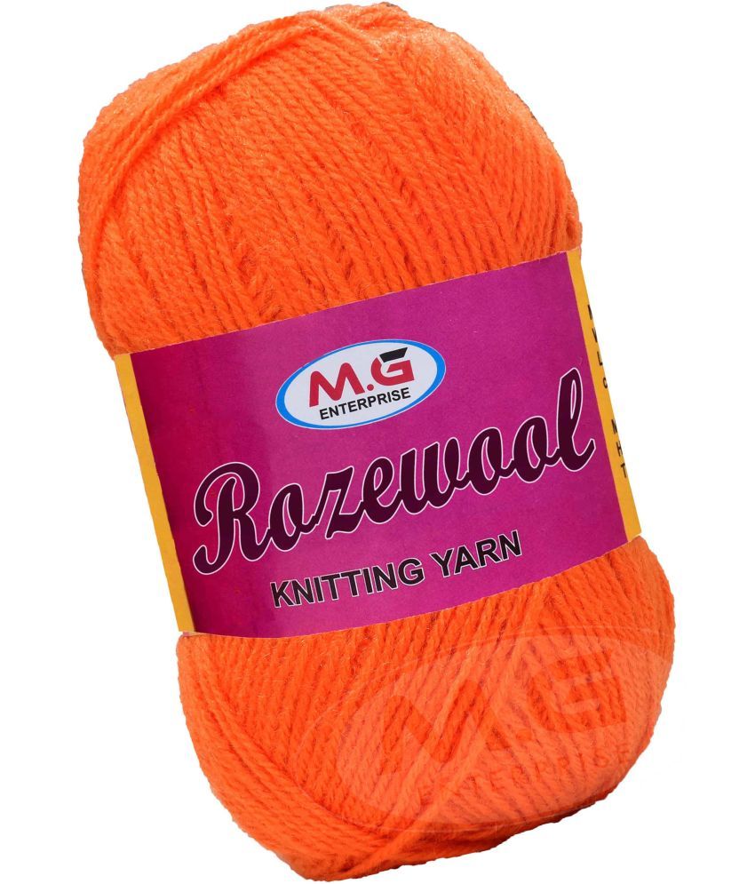     			Represents Rosemary  Orange 400 gms Wool Ball Hand knitting wool-FD Art-FIG