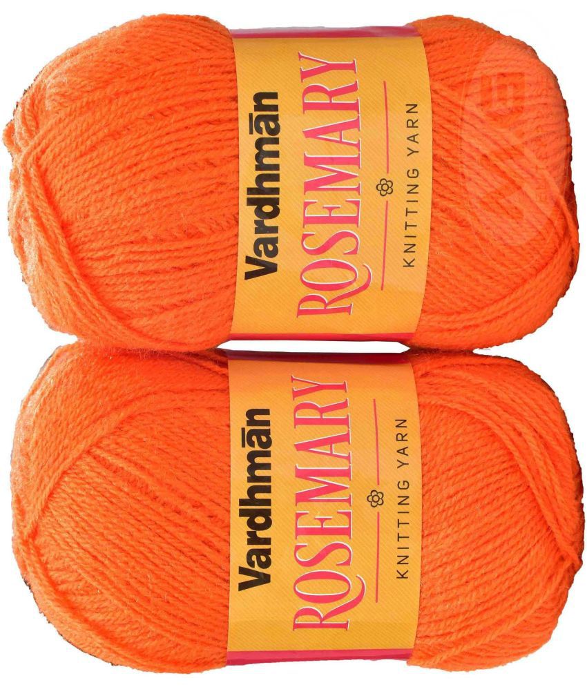     			Represents Vardhman K/K Rosemary Orange (400 gm) knitting wool Art-FIG