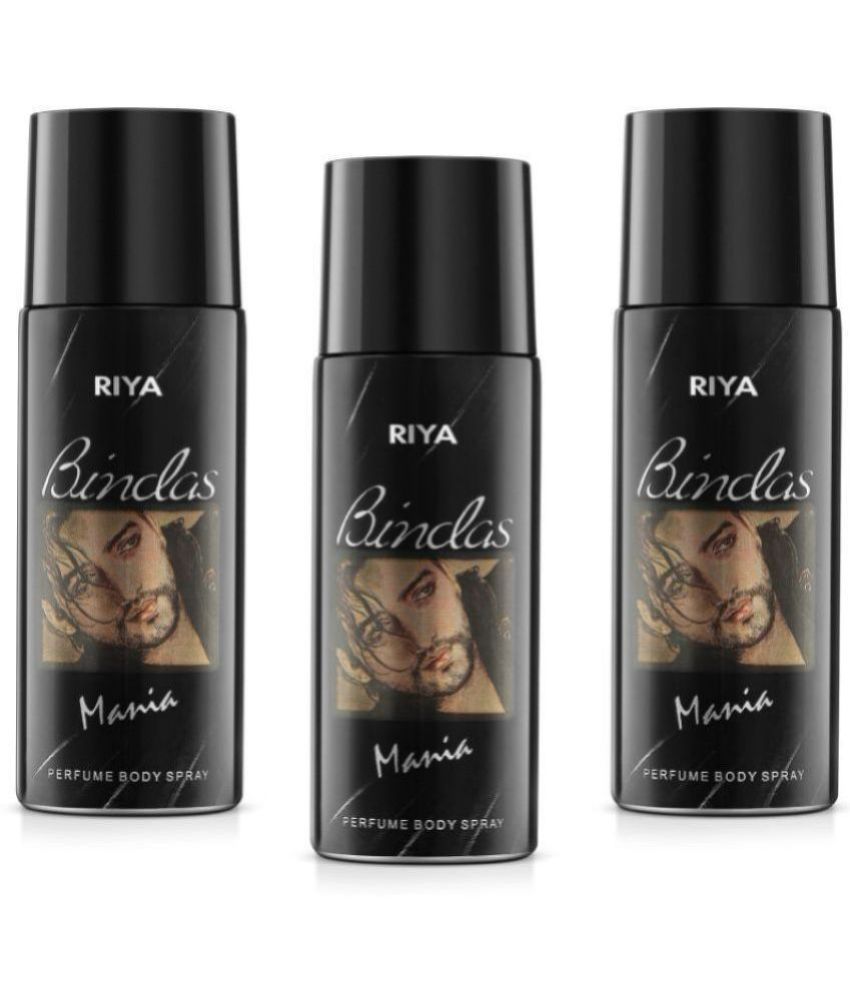     			Riya Bindas Deodorant Spray & Perfume For Men 450 ( Pack of 3 )