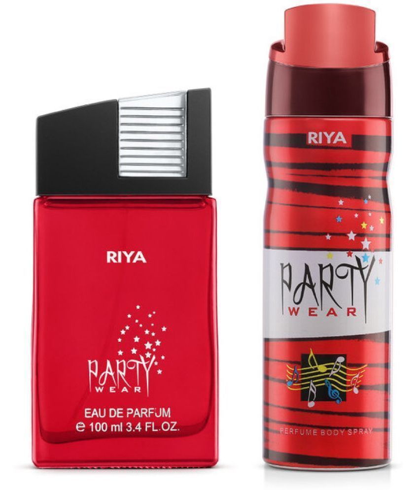     			Riya Party Wear Perfume Body Spray for Unisex 300 ml ( Pack of 2 )
