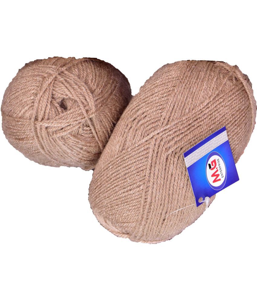     			Rosemary Brown (200 gm)  Wool Ball Hand knitting wool / Art Craft soft fingering crochet hook yarn, needle knitting yarn thread dyed