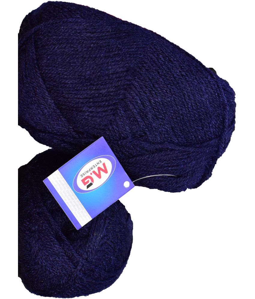     			Rosemary Navy (200 gm)  Wool Ball Hand knitting wool / Art Craft soft fingering crochet hook yarn, needle knitting yarn thread dye O PA