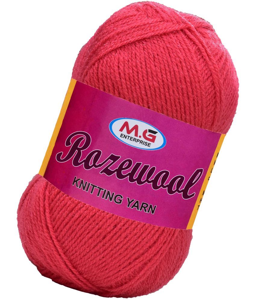     			Rosewool  Coral 300 gms Wool Ball Hand knitting wool- Art-FHB