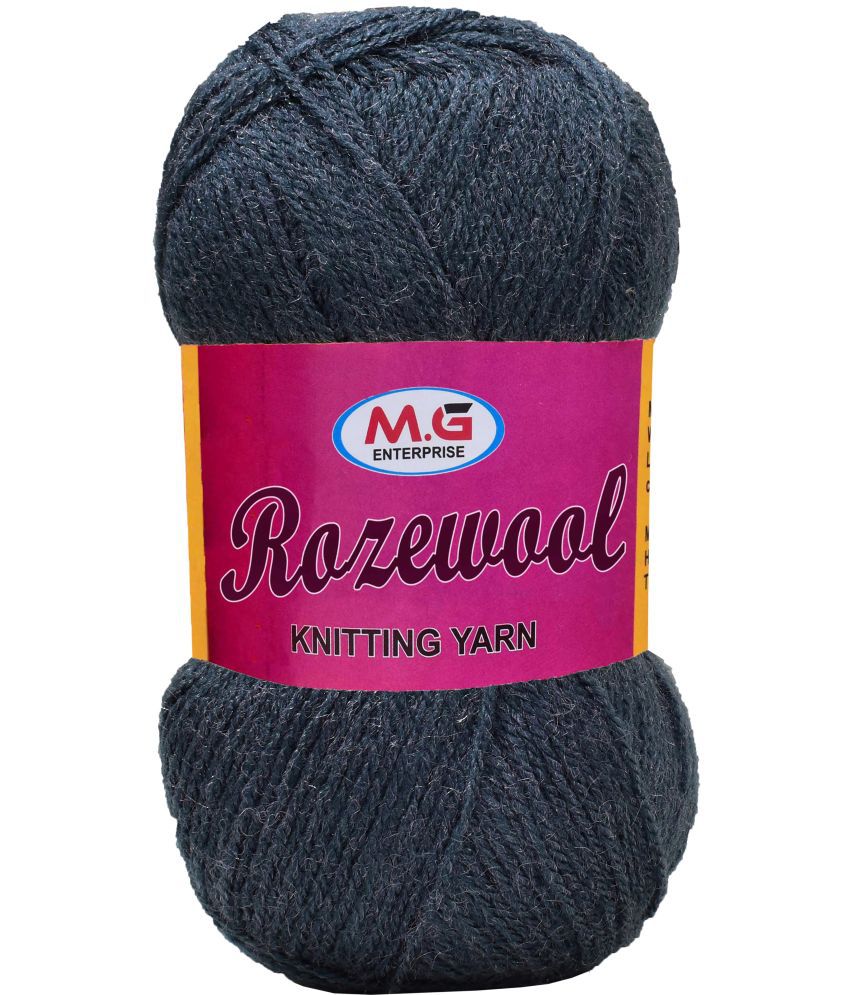     			Rosewool  Mouse Grey 200 gms Wool Ball Hand knitting wool- Art-FIB