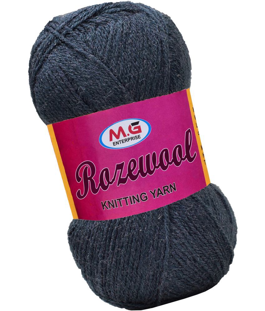     			Rosewool  Mouse Grey 400 gms Wool Ball Hand knitting wool- Art-FIB