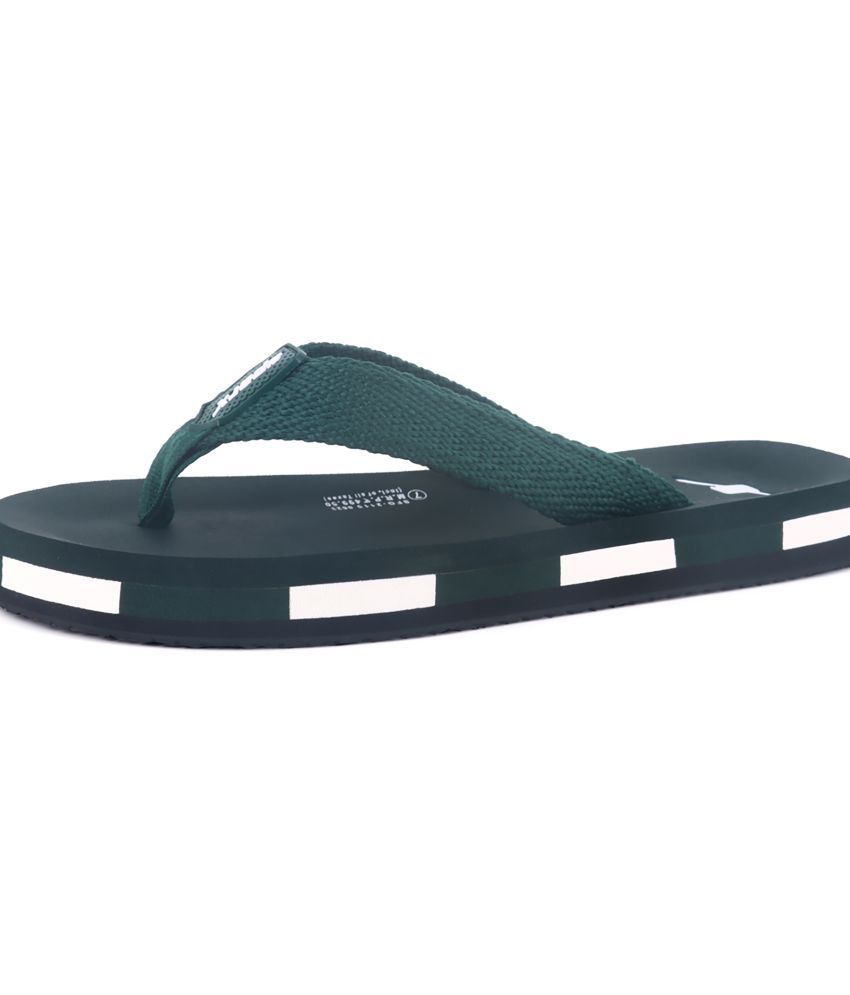     			Sparx Olive Men's Thong Flip Flop