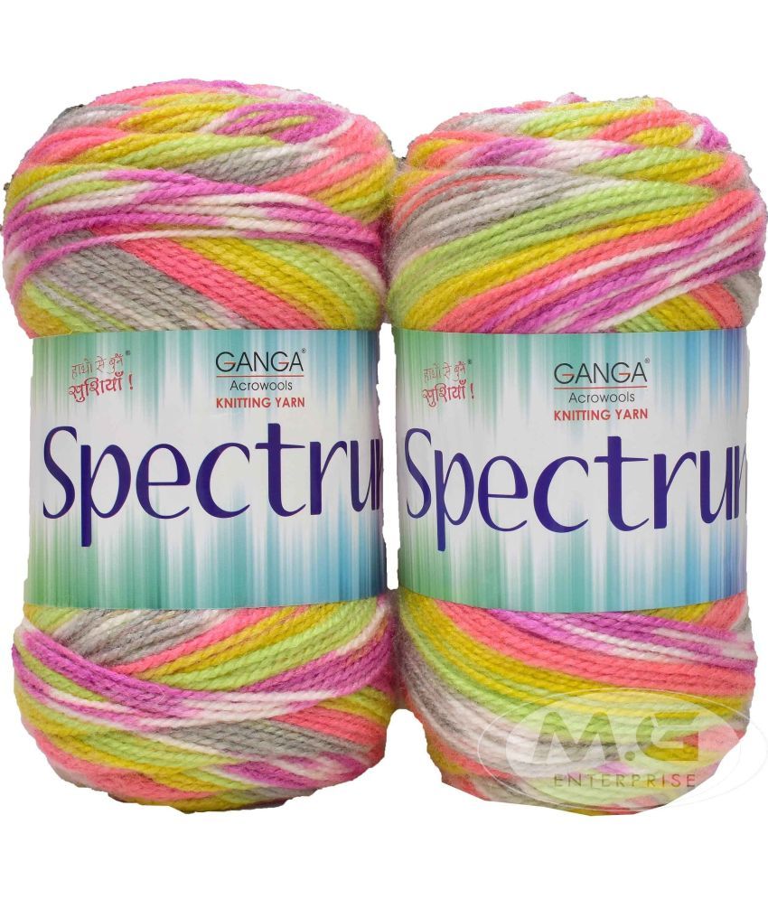     			Spectrum Chritmas (400 gm)  Wool Ball Hand knitting wool / Art Craft soft fingering crochet hook yarn, needle knitting yarn thread dyed. with Needl L SM-N SM-O SM-PD