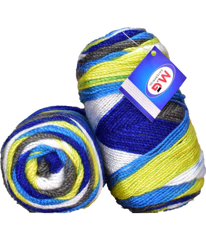     			Spectrum Mavi (400 gm)  Wool Ball Hand knitting wool / Art Craft soft fingering crochet hook yarn, needle knitting yarn thread dyed