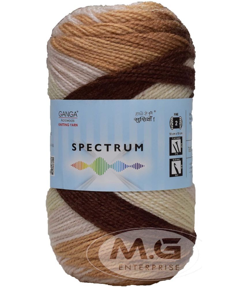     			Spectrum Mustard Mix (200 gm)  Wool Ball Hand knitting wool / Art Craft soft fingering crochet hook yarn, needle knitting yarn thread dyed. with Needl X SM-Z SM-A SM-BD