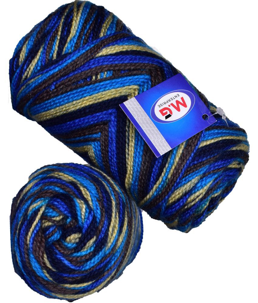     			Spectrum Royal Blue (200 gm)  Wool Ball Hand knitting wool / Art Craft soft fingering crochet hook yarn, needle knitting yarn thread dye O PB