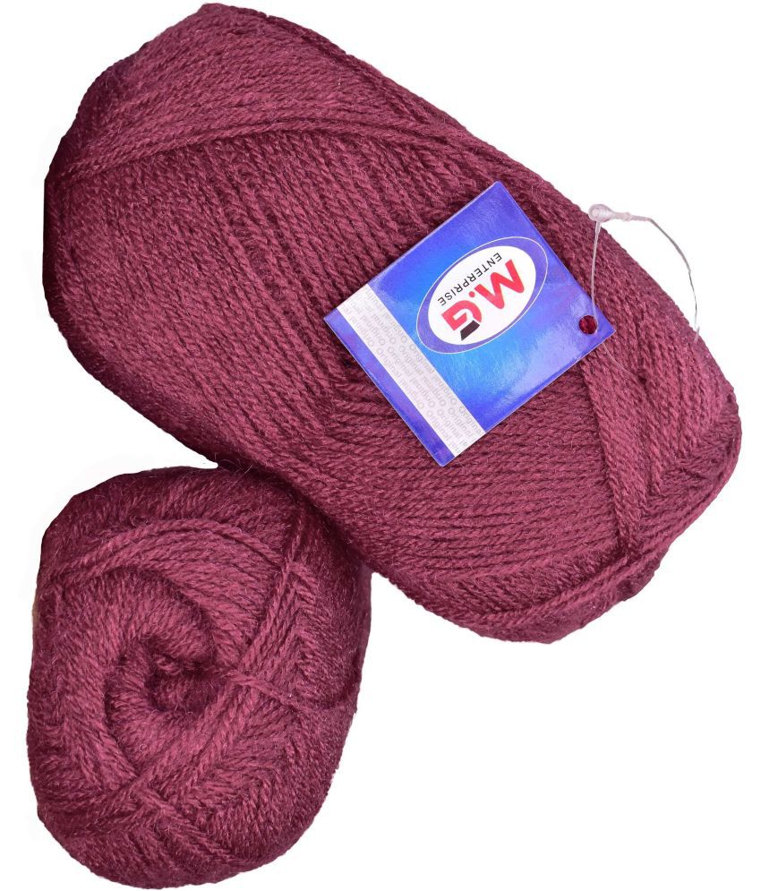     			Sunrise Rosewood (200 gm)  Wool Ball Hand knitting wool / Art Craft soft fingering crochet hook yarn, needle knitting yarn thread dye V WB