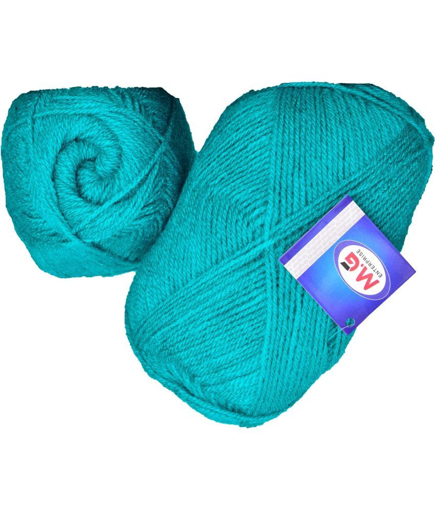     			Sunrise Teal (300 gm)  Wool Ball Hand knitting wool / Art Craft soft fingering crochet hook yarn, needle knitting yarn thread dye F GC