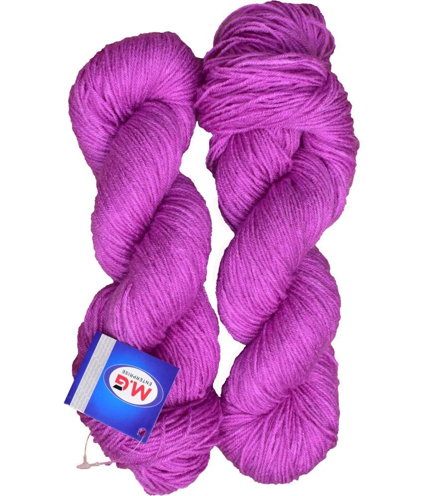     			Tin Tin Purple (300 gm)  Wool Hank Hand knitting wool / Art Craft soft fingering crochet hook yarn, needle knitting yarn thread dye H IF