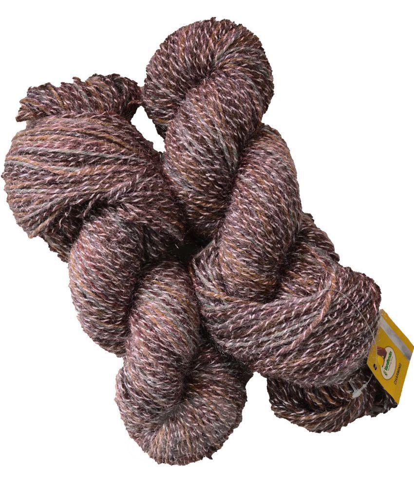     			Vardhman Charming K/K Coffee (400 gm)  Wool Hank Hand wool ART - BDF