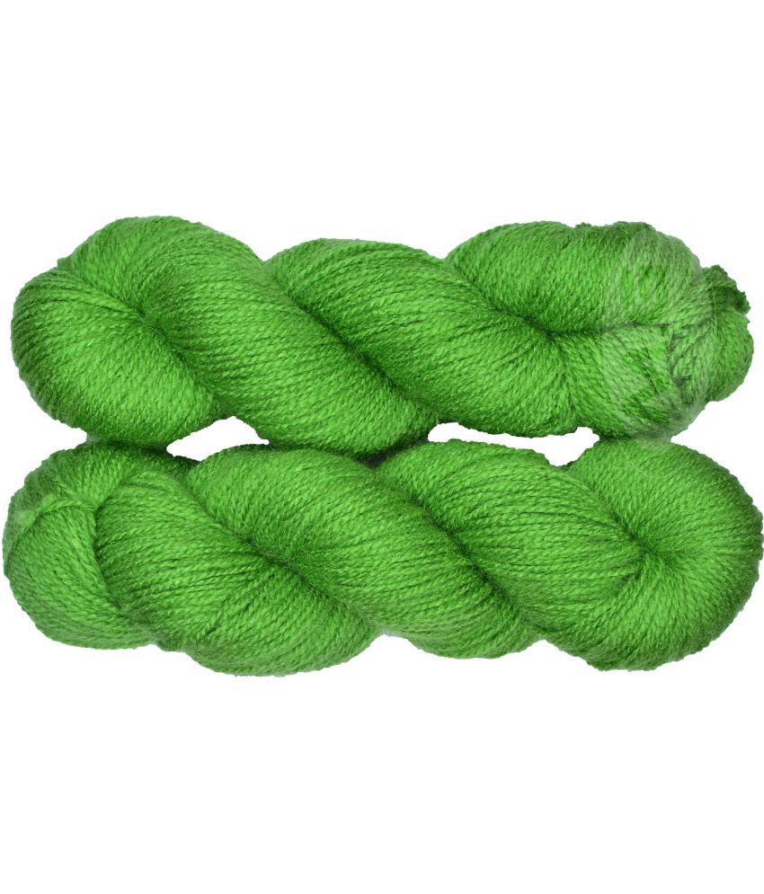     			Vardhman Rabit Excel Light Green (300 gm)  Wool Hank Hand knitting wool Art-FDA