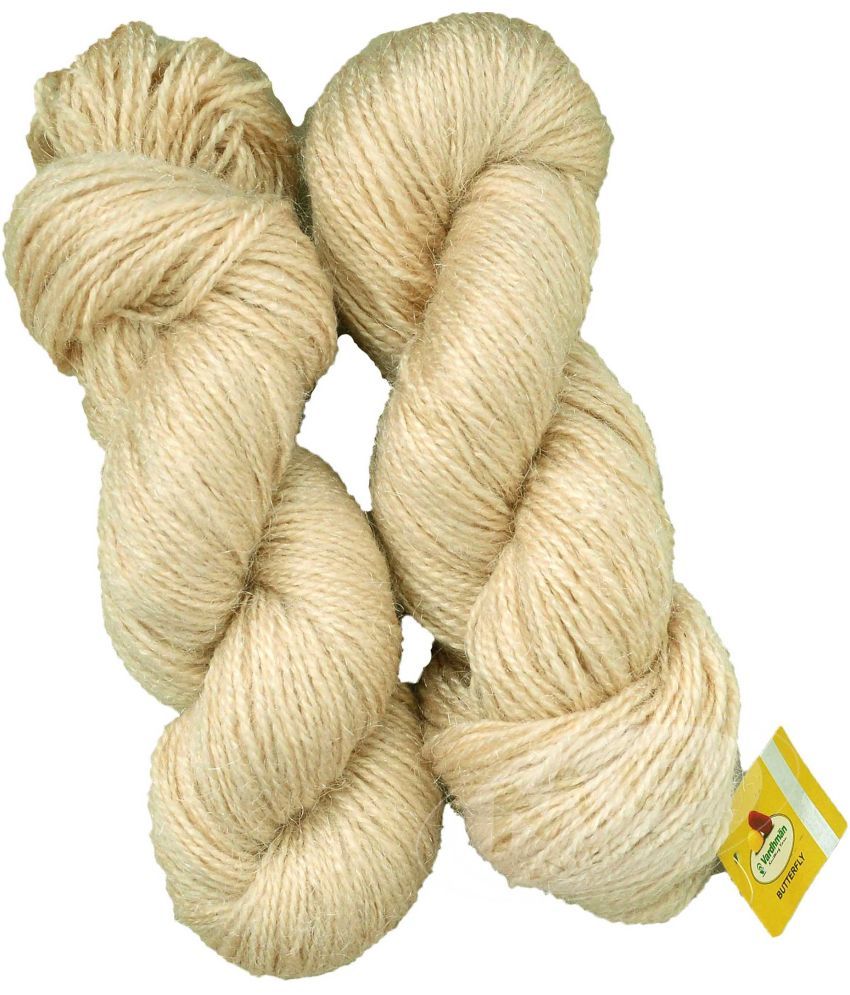     			Vardhman Rabit Excel Light Skin (500 gm)  Wool Hank Hand knitting wool Art-FCJ