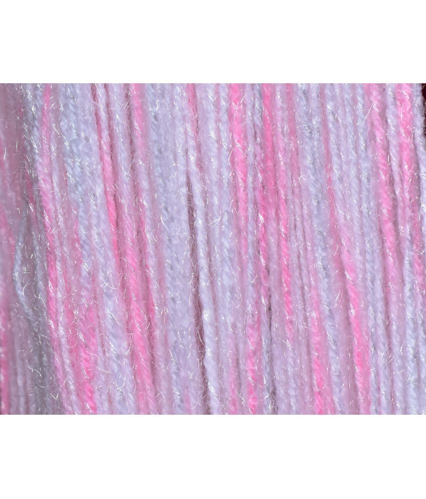     			Wool Knitting Yarn Arman Wool, Soft Fancy Wool Pink 300 gm By Oswal