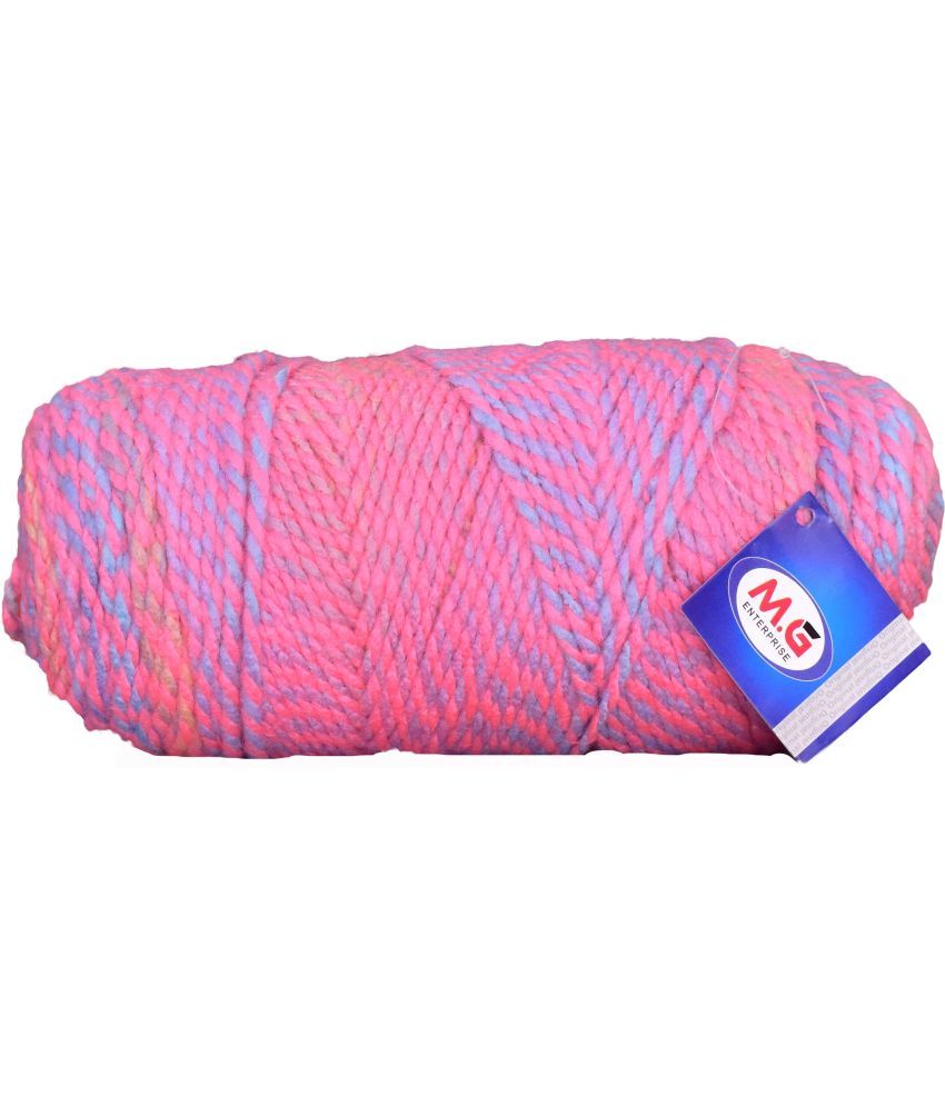     			Zebra Pink (450 gm)  Wool Ball Hand knitting wool / Art Craft soft fingering crochet hook yarn, needle knitting yarn thread dyed