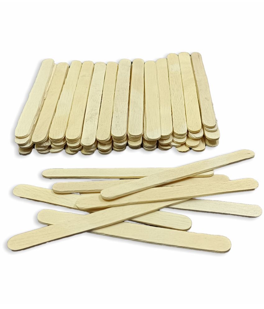     			4.5 inch Wooden Ice Cream Sticks- Ice Cream Sticks for Kids, Popsicle Sticks for DIY Crafts, Hobby Crafts, Project Work, Scrapbooking, (Pack of 250 Pcs)