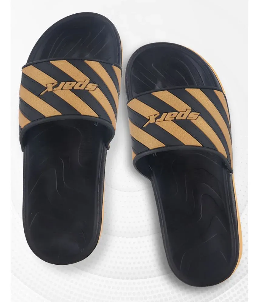 Sparx Black Men s Thong Flip Flop