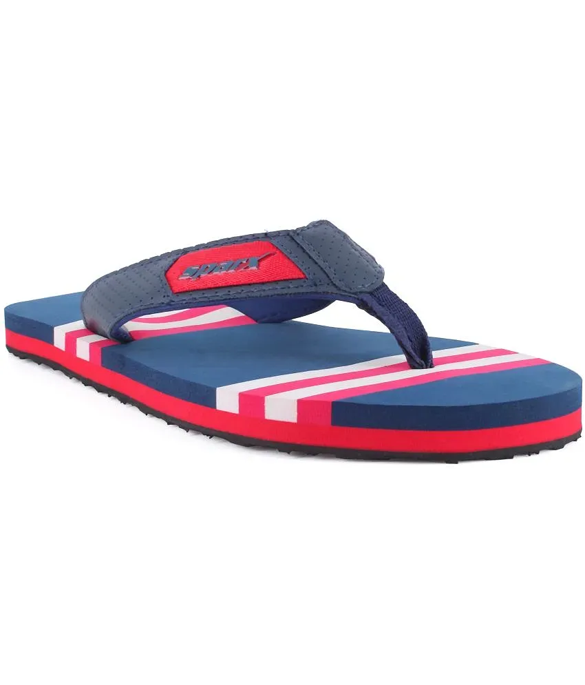 Sparx Navy Blue Men s Thong Flip Flop