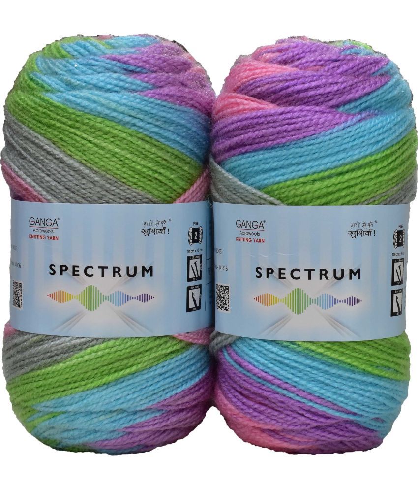     			Ganga Spectrum K_K Pearl Green (300 gm)  wool ART-AACE