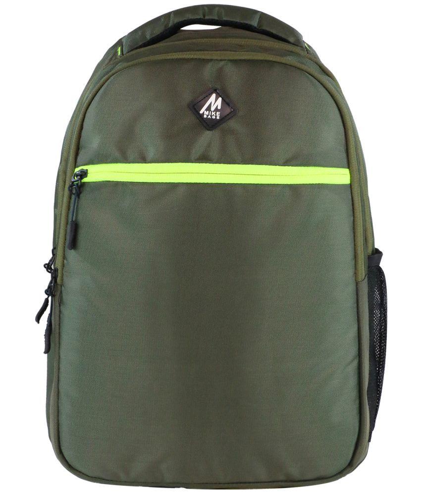     			MIKE 28 Ltrs Green Polyester College Bag