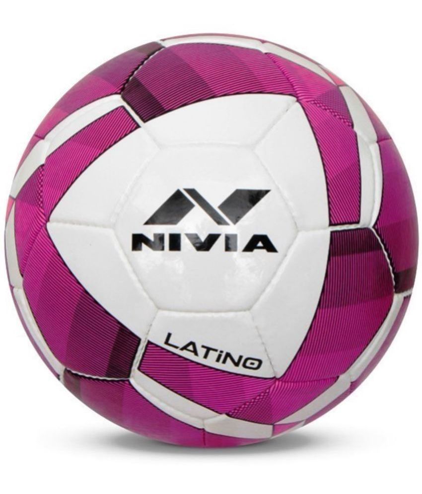     			Nivia Pink PU Football ( Pack of 1 )