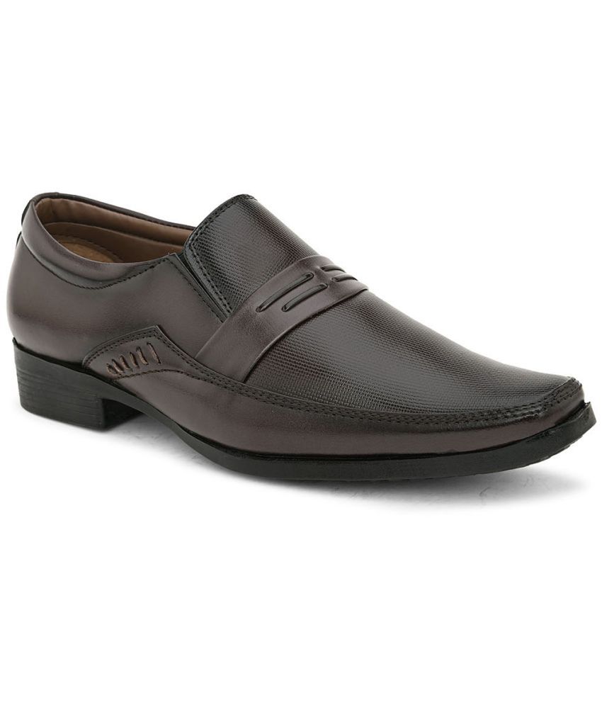     			Sir Corbett Brown Men's Slip On Formal Shoes